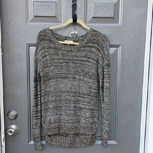 Mudd Women's Textured Gray Green  Sweater Size XS